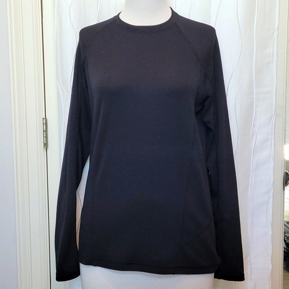 L. L. Bean Midweight Black Long Sleeve Shirt